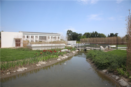 彭山城市生活污水处理厂地面景观公园，兼具污水处理与景观营造双重效能。.jpg