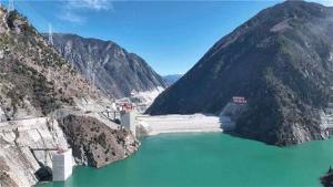 “世界第一高坝”国家重点能源项目大渡河双江口水电站并网发电