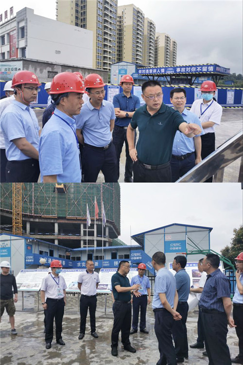 武胜县调研县人民医院门诊综合大楼建设项目