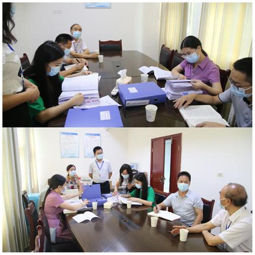 武胜县委宣传部副部长李世俊一行来武胜县人民医院检查党史学习教育开展情况