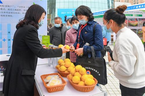 参加返乡创业成果展  广安区特色农产品受追捧