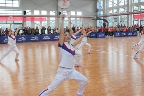 武胜县老体协参加广安市第三届老运会柔力球比赛获佳绩