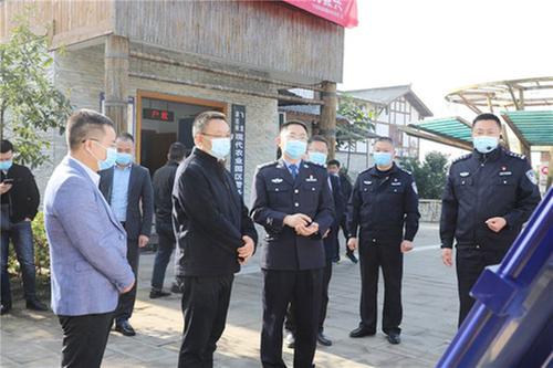 武胜县委书记谭云带队督导调研公安工作