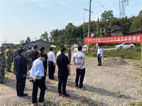 广安区全力筑牢地质灾害防治“安全网”