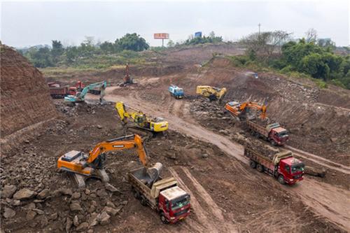 官盛湖片区市政道路建设加快推进