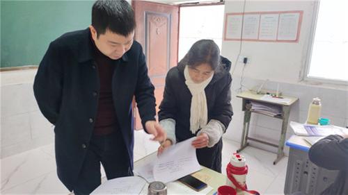 关门镇九义校开展新冠疫情防控督导工作