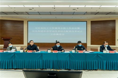 东坡区农民工工作领导小组工作会议暨深化构建和谐劳动关系综合配套改革试点工作推进会召开