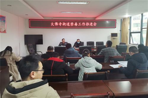 大佛寺街道集中开展春节禁毒主题宣传活动