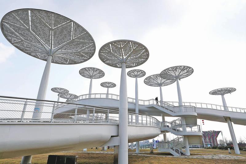 艺术天桥点亮乡村