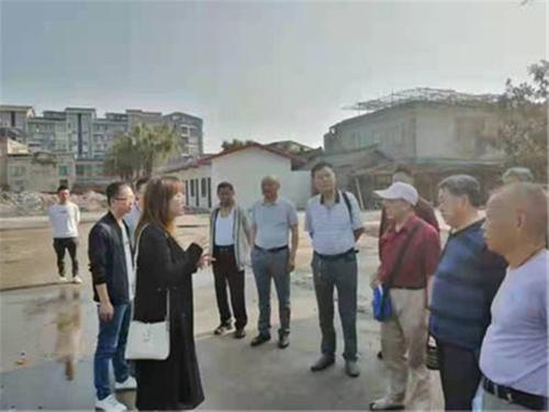 沙湾区老科协到沙湾经济开发区调研