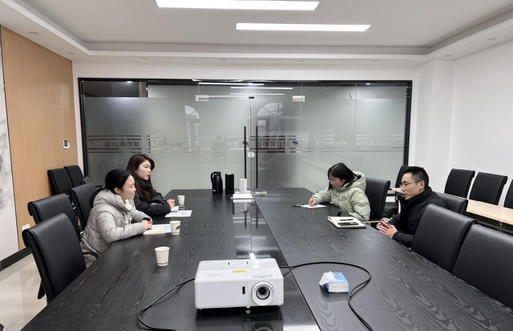青白江区科协到成都思立可科技有限公司开展调研