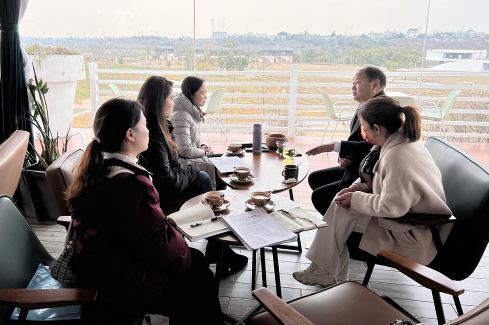 青白江区科协到“我的田园”开展工作调研