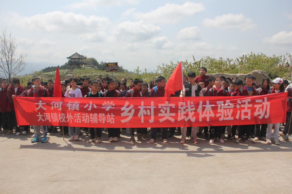 大河镇小学师生：走进新农村 感受新变化