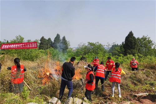 兴隆镇举行森林防灭火应急演练