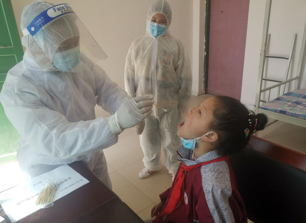 南江县东垭小学开展疫情防控应急演练