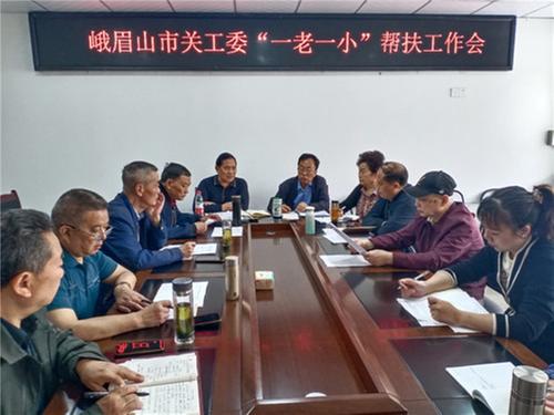 峨眉山市关工委开展“一老一小”帮扶“百日攻坚”活动