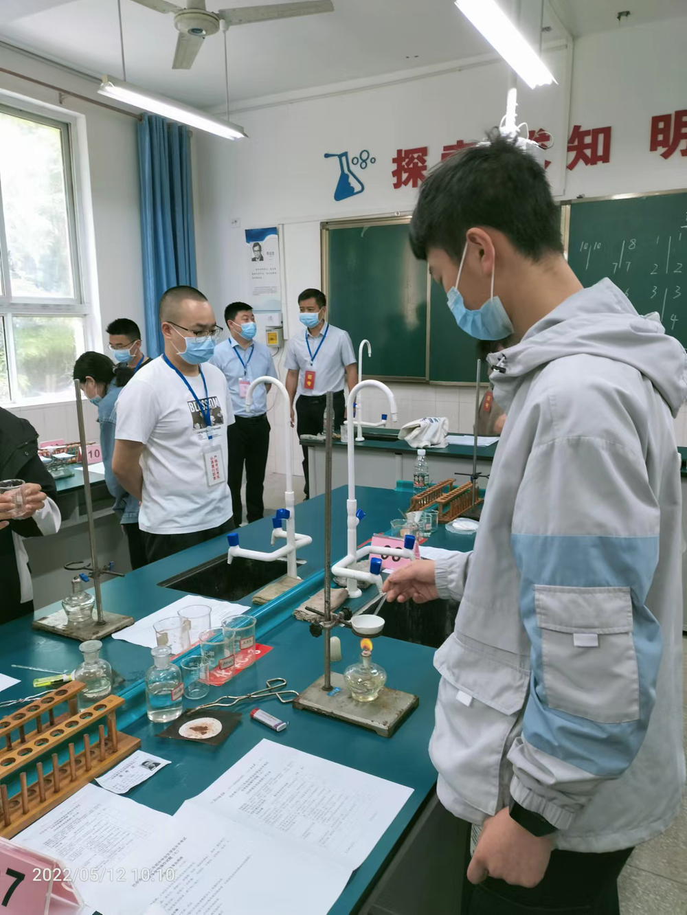 巴中市教体育局检查指导平昌县星光实验学校工作