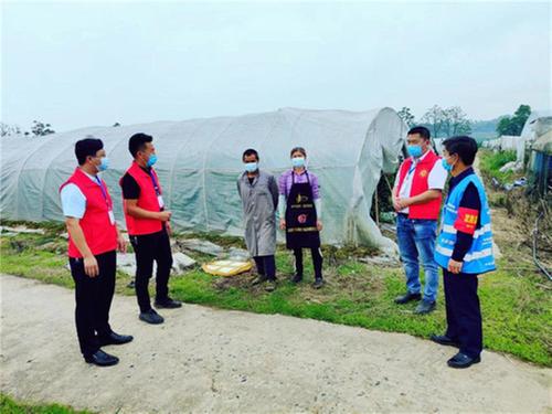 防控疫情  礼安镇党员服务志愿者在行动