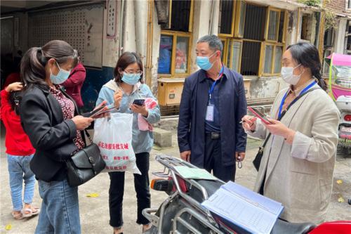 岳池县市场监督管理局驰援社区疫情防控工作