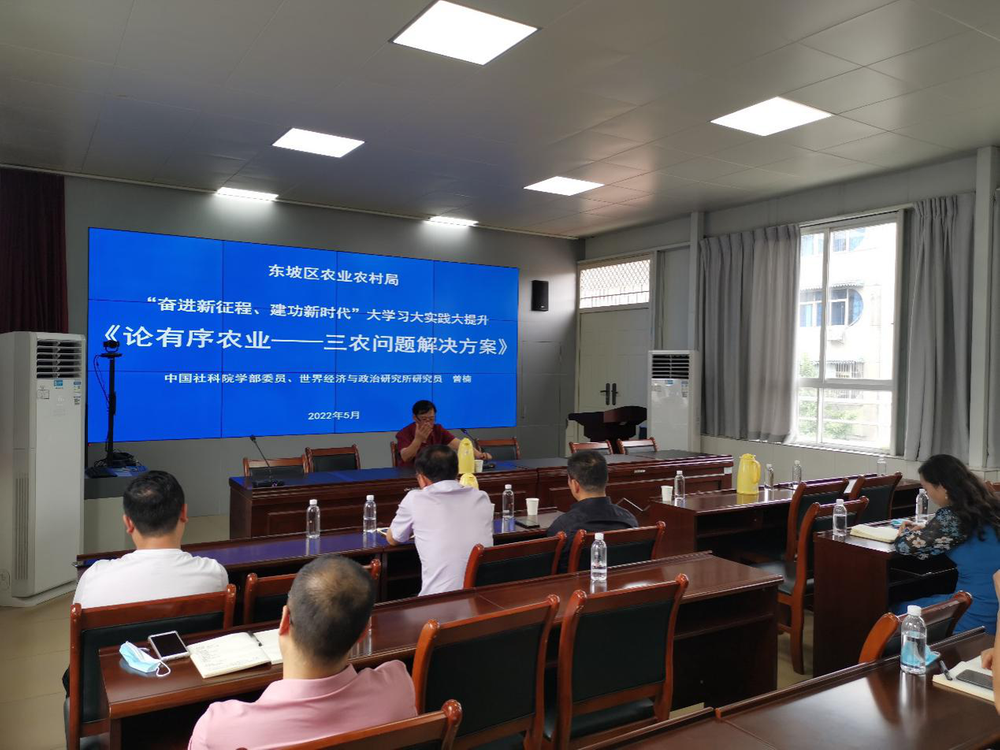 东坡区农业农村局开展“两新三大”活动