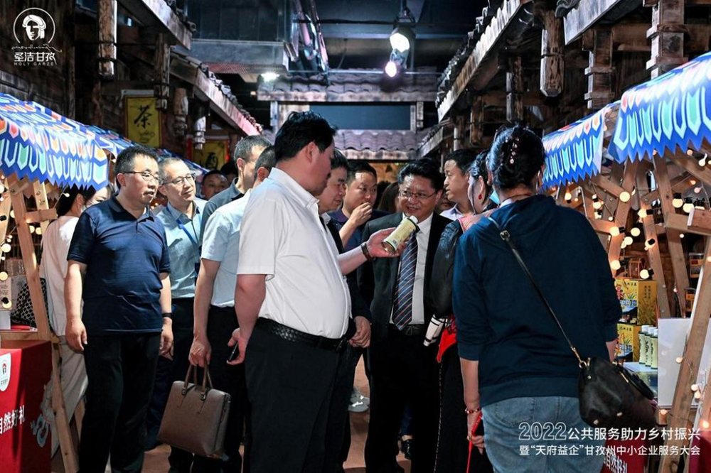 2022年公共服务助力乡村振兴暨“天府益企”甘孜州中小企业服务大会成功举行