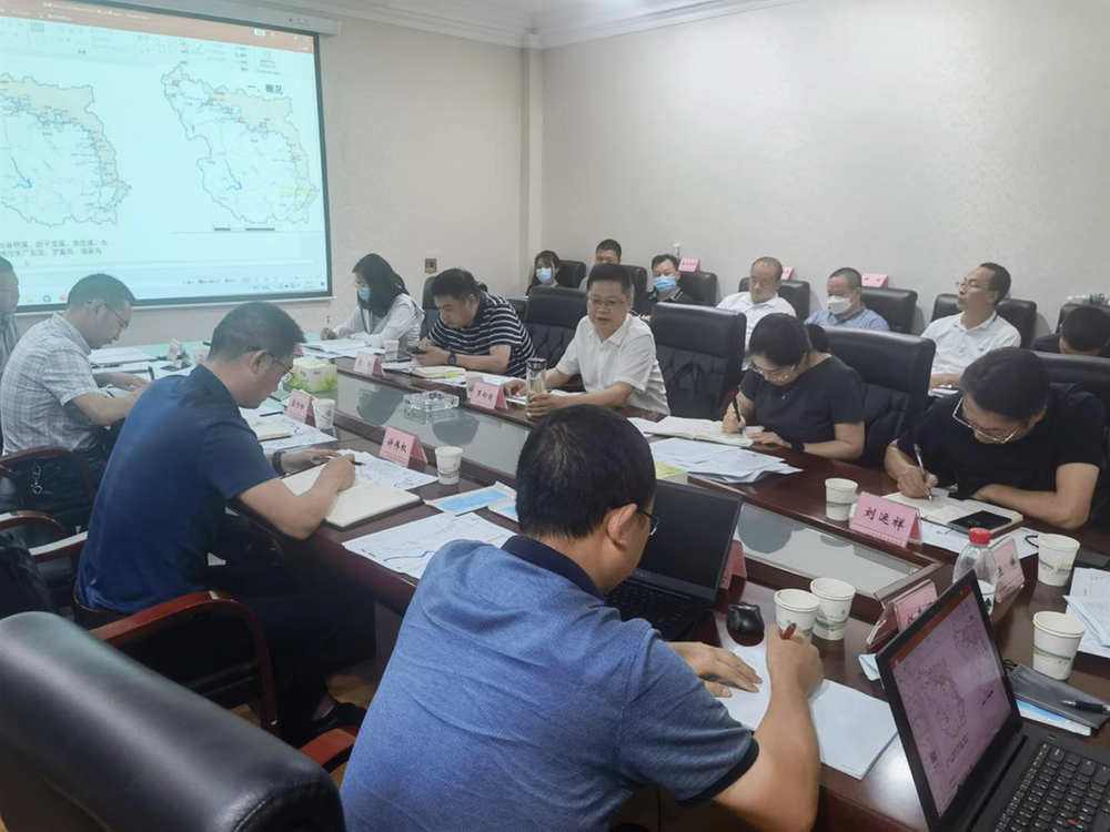 合川区与武胜县共推兴隆河水环境综合治理