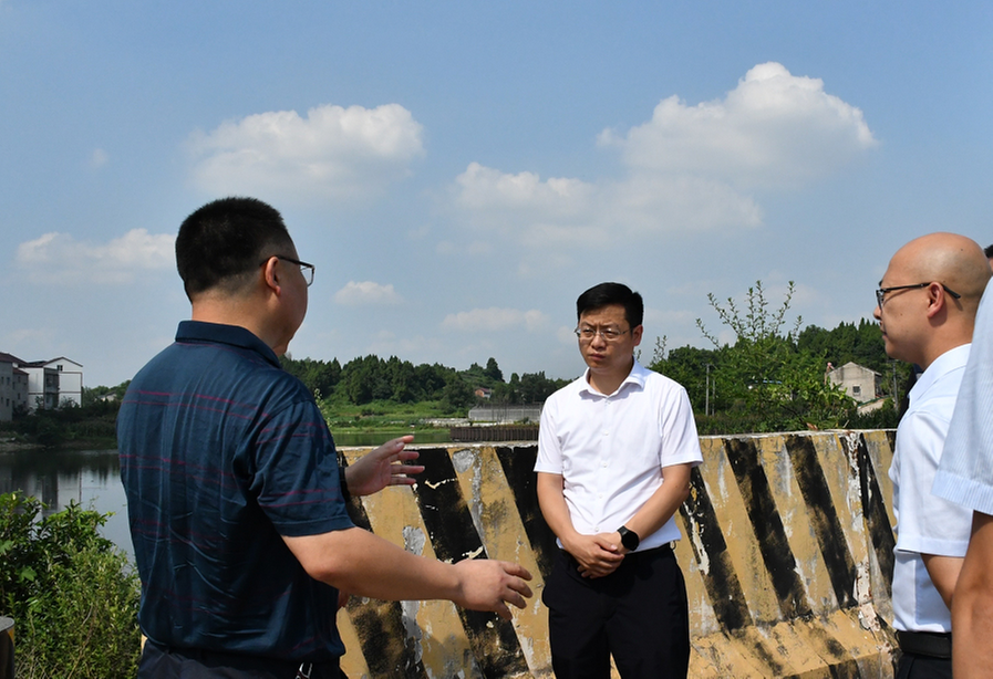 内江市市中区领导督导防汛减灾和地质灾害防治工作