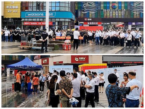 武胜县开展“广施工伤预防 安享和谐健康”主题社区宣传活动