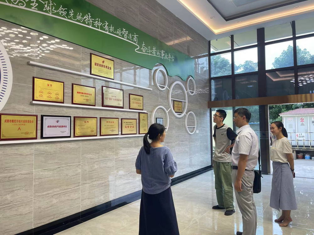 成都市科协专家组到青白江区考察院士（专家）创新工作站建设