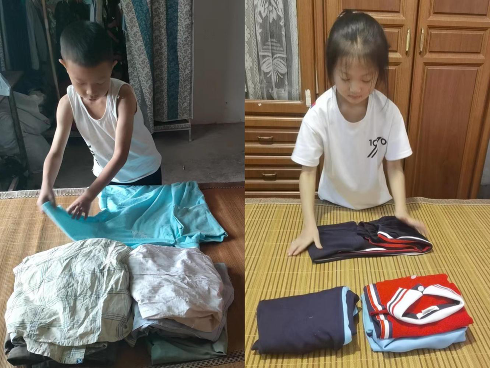 乐坝小学开展暑假家务劳动实践活动