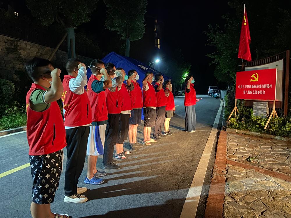 疫情防控第一线 党员志愿者在行动