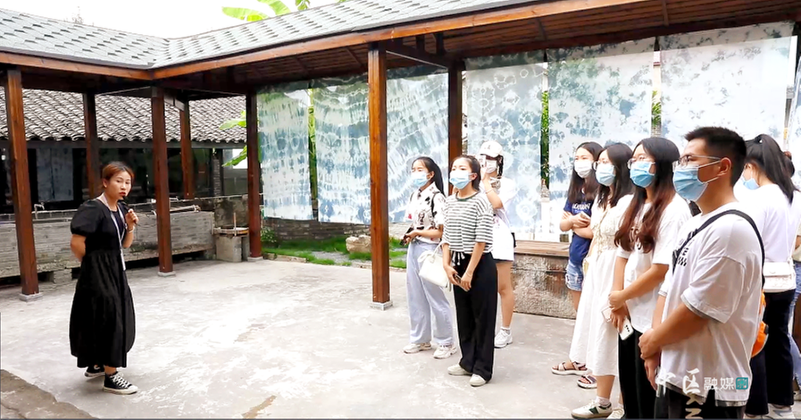 内江市市中区开展“归雁思源 青聚中区”高校学子家乡行实践活动