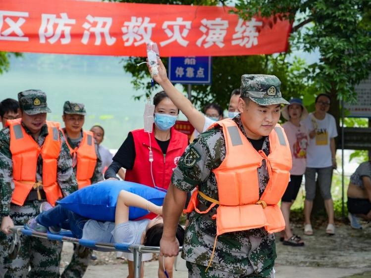 青神各地开展应急演练 筑牢群众生命安全防线