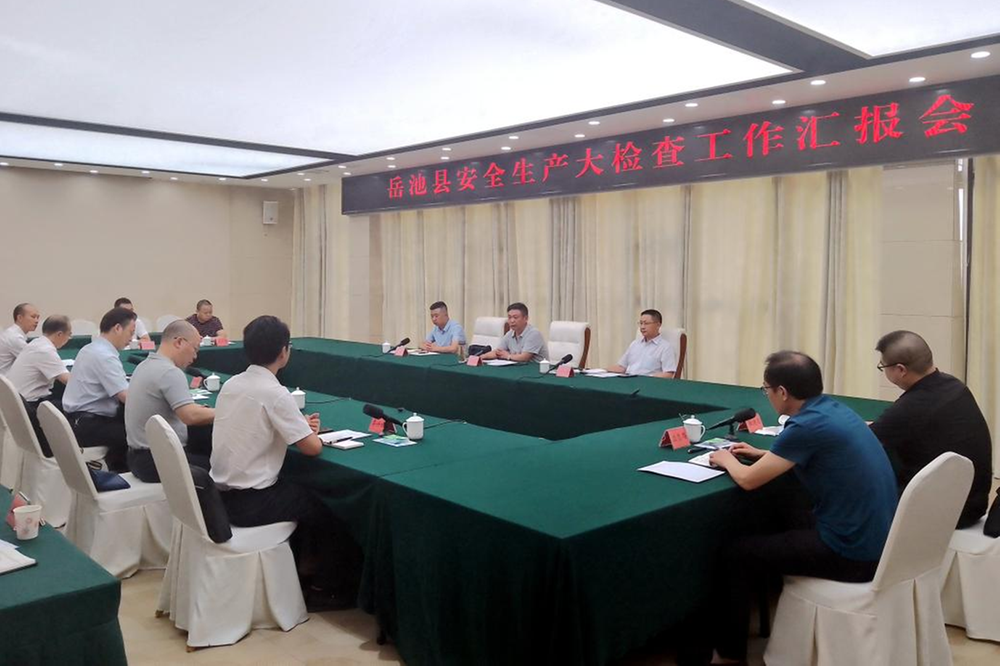 全省安全生产大检查专项督导组赴岳池县开展专项督导