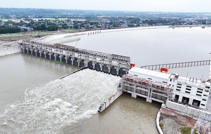 全力以赴！青神县虎渡溪航电枢纽工程进展显著