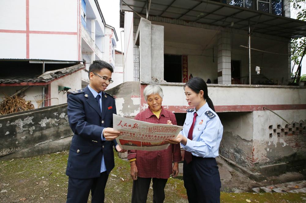 广安经开区税务局：理论宣讲到村头 党的二十大精神入民心