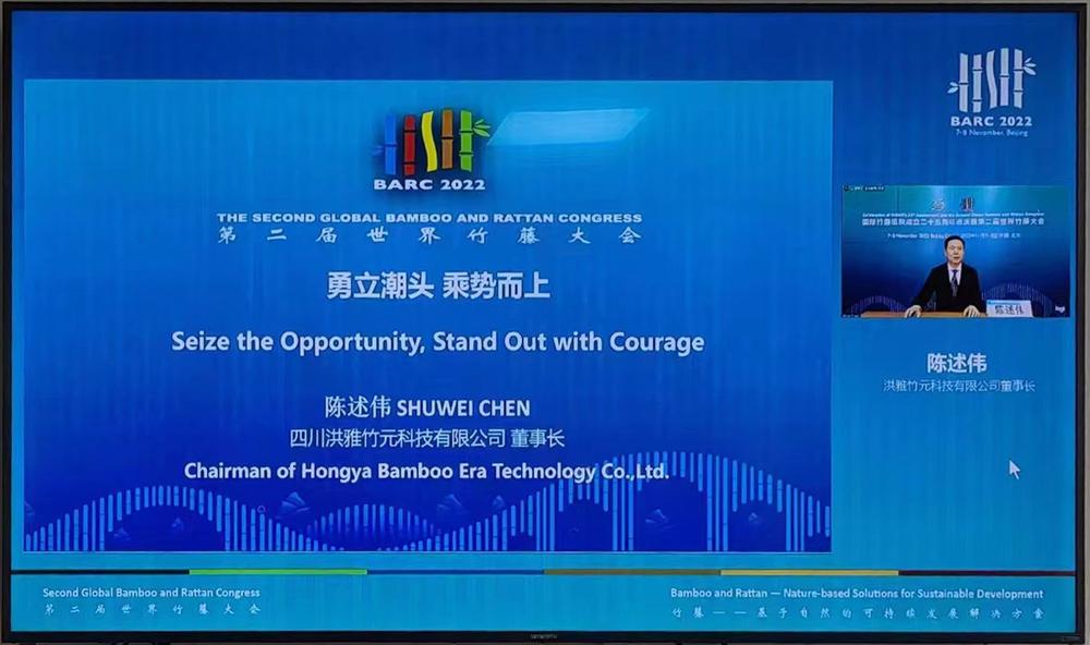 洪雅形象亮相第二届世界竹藤大会