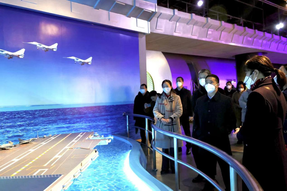 省科协党组书记、副主席毛大付一行到绵阳调研绵阳科技馆发展工作