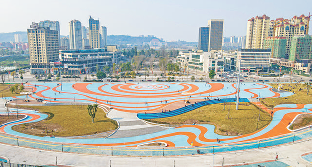 前锋区：城市公园设施全 市民冬日健身乐