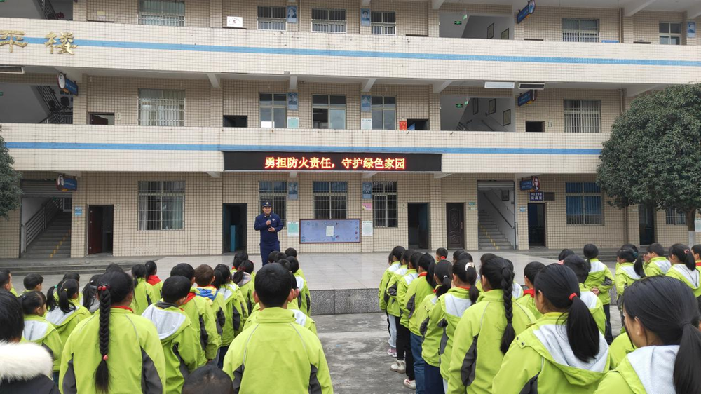 青神县积极做好校园森林防灭火宣传教育工作