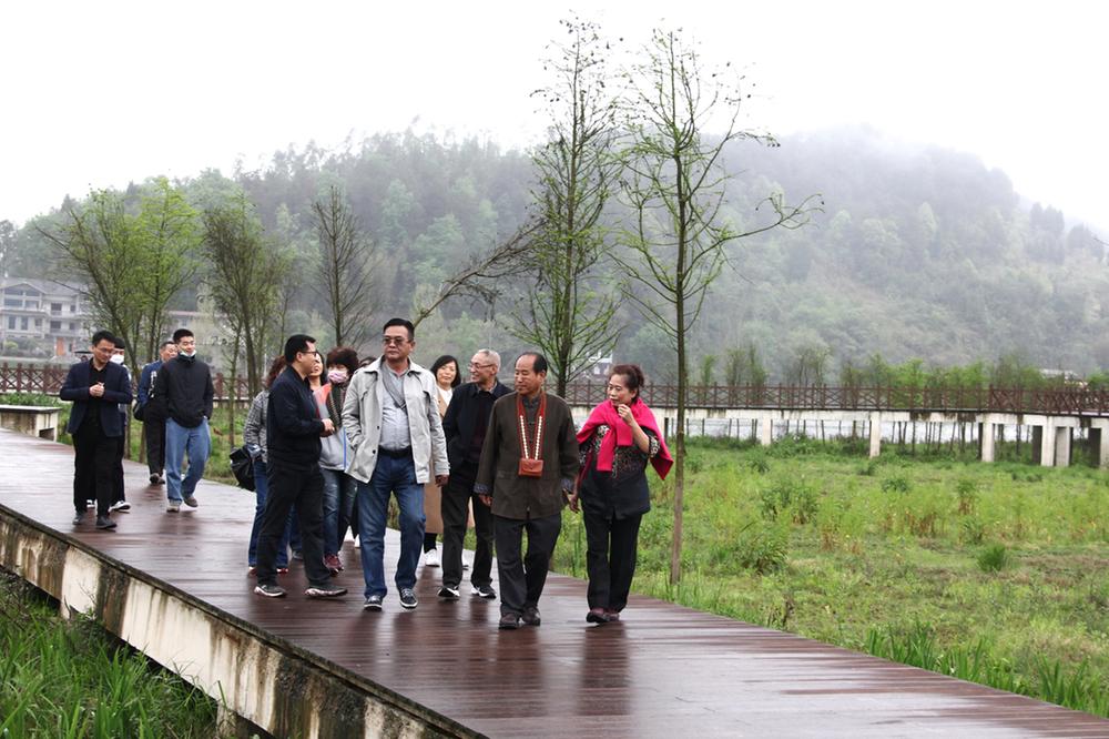 台湾文旅参访团到邻水县丰禾镇开展文旅参访交流活动
