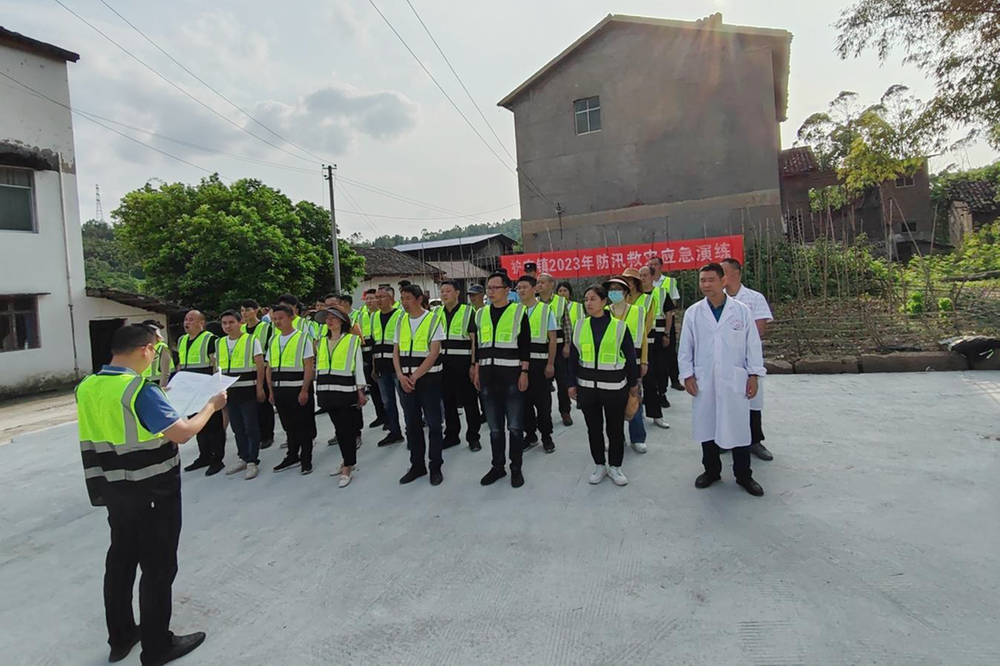 护安镇组织开展防汛救灾应急演练