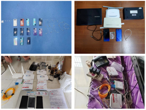 抓获17人！广安警方近期端掉5个GOIP电诈窝点