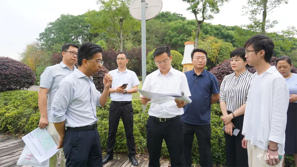 内江市市中区领导调研督导城南新区建设、生态环境保护等工作