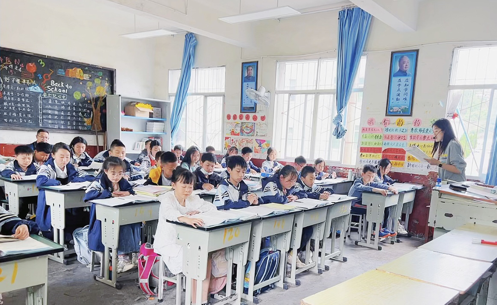 沙河镇乐坝小学迎接教育教学常规督导检查