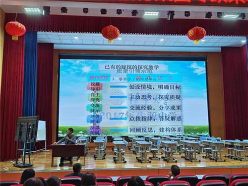 南江中学教师赴眉山仁寿县举办高效课堂专题讲座