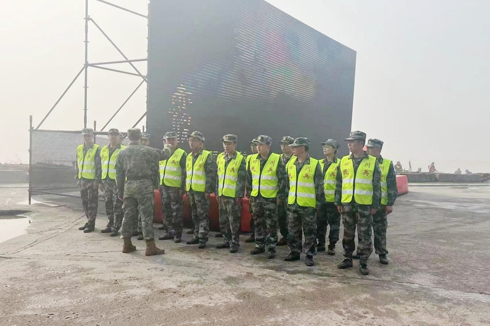 奎阁街道开展防汛抢险演练