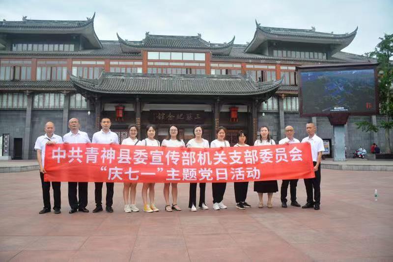 青神：形式多样庆“七一”