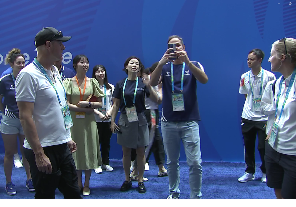 国际大体联官员来简阳“探馆”啦！