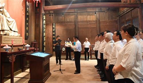 蓬安县举办纪念司马相如诞辰2202周年活动